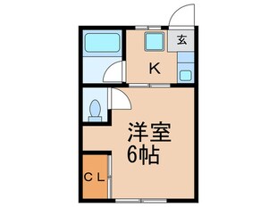 飯田マンションの物件間取画像